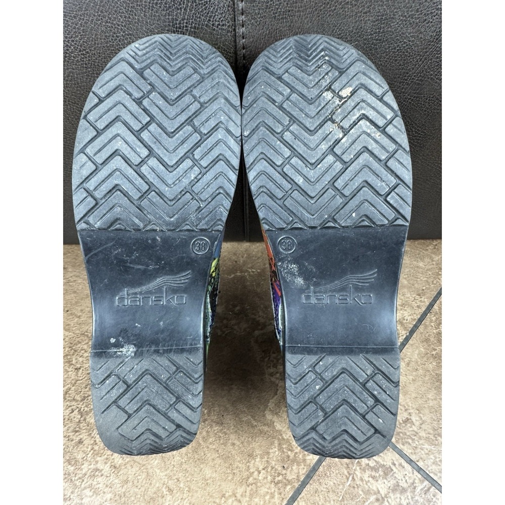 Dansko Professional Clogs Paint Splatter Shoes 38 EU Women's US 8 - Picture 9 of 9